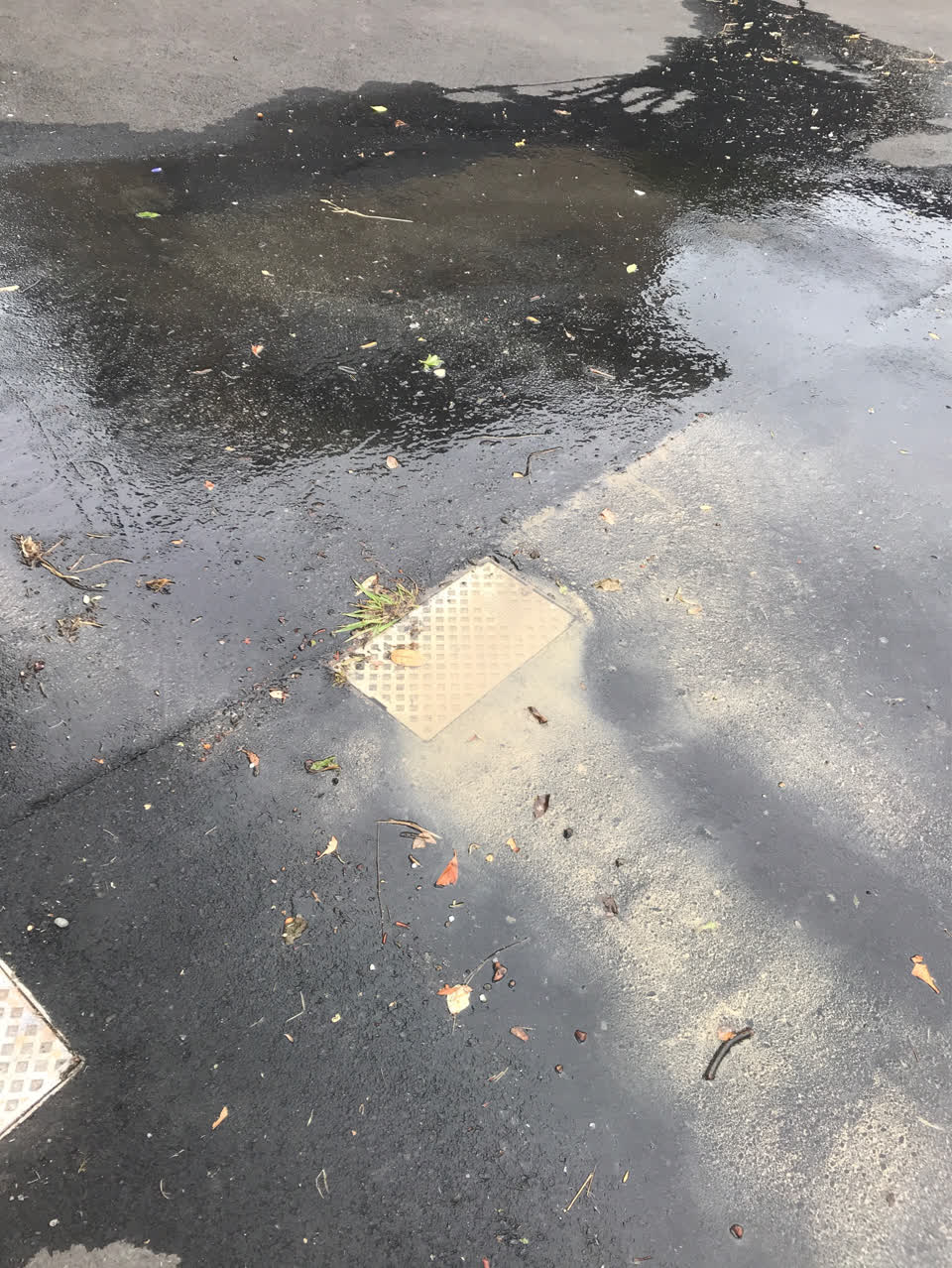 The photograph attached to this wastewater/stormwater report