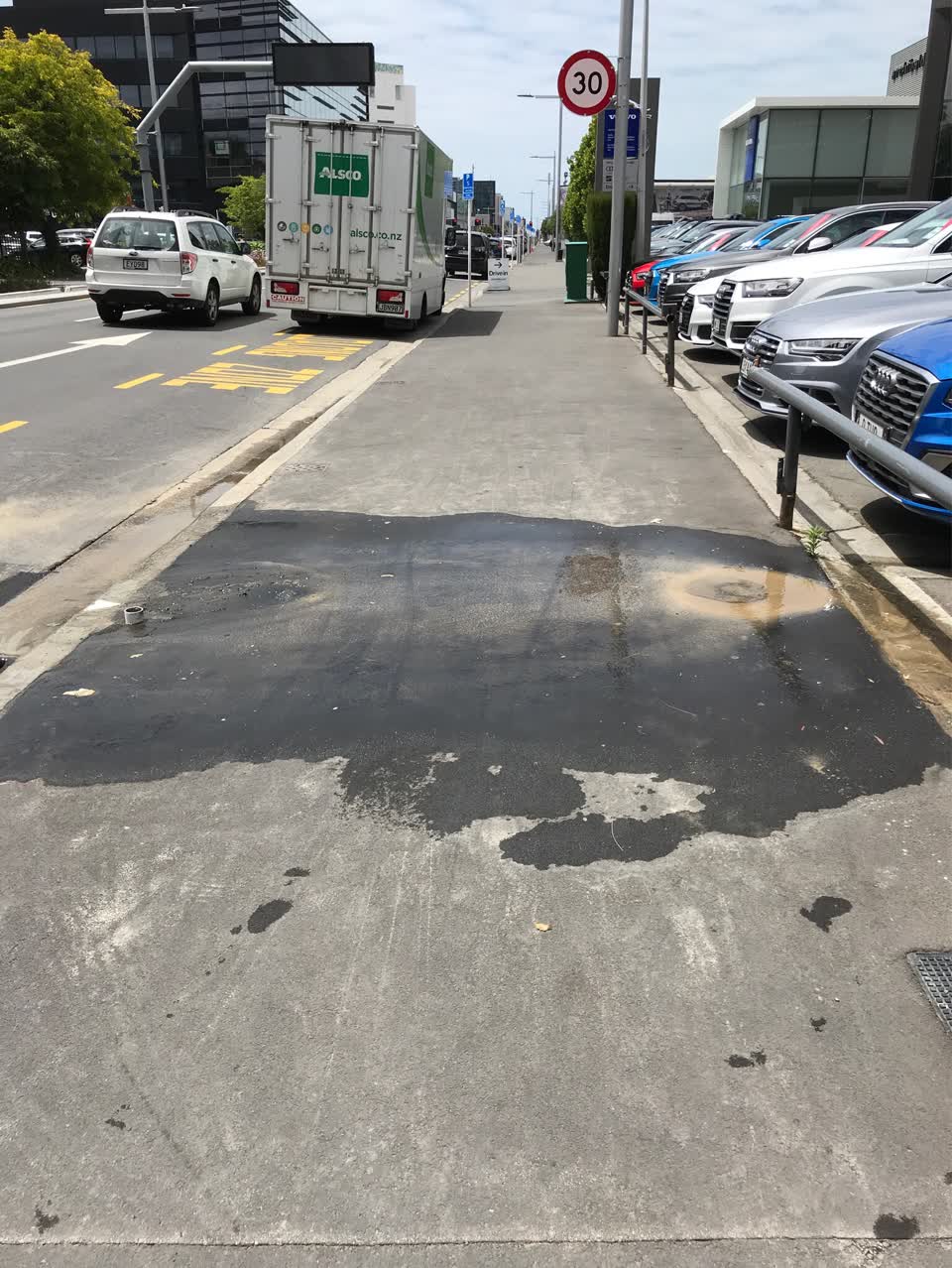The photograph attached to this water supply report