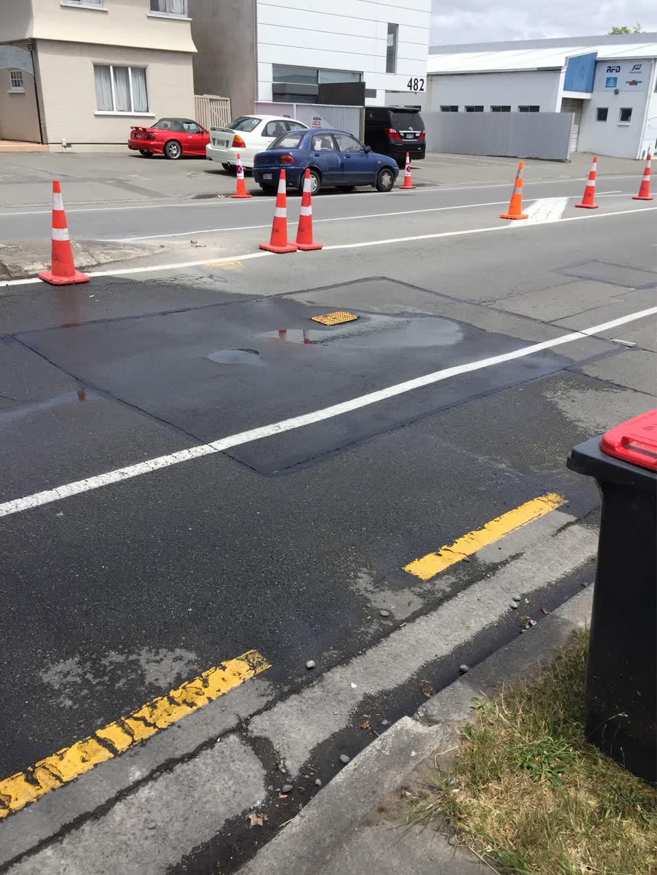The photograph attached to this water supply report