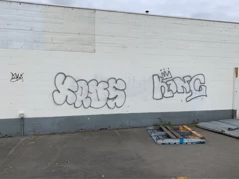 Graffiti, a report photo