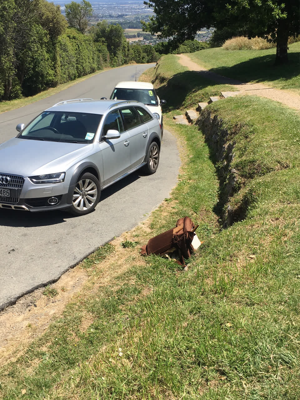 The photograph attached to this parks report