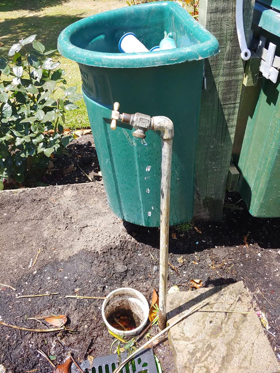 The photograph attached to this water supply report