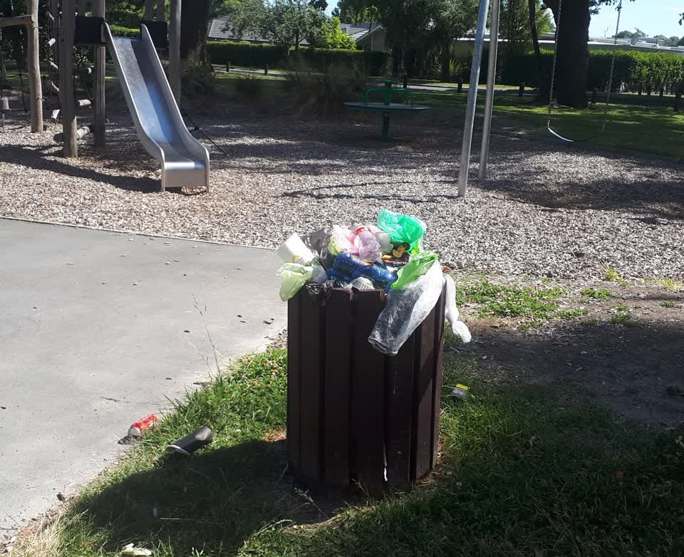 The photograph attached to this parks report