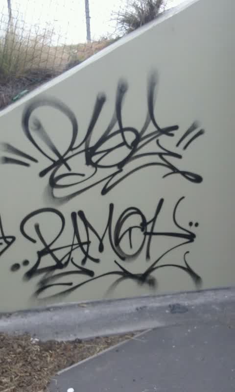 Graffiti, a report photo