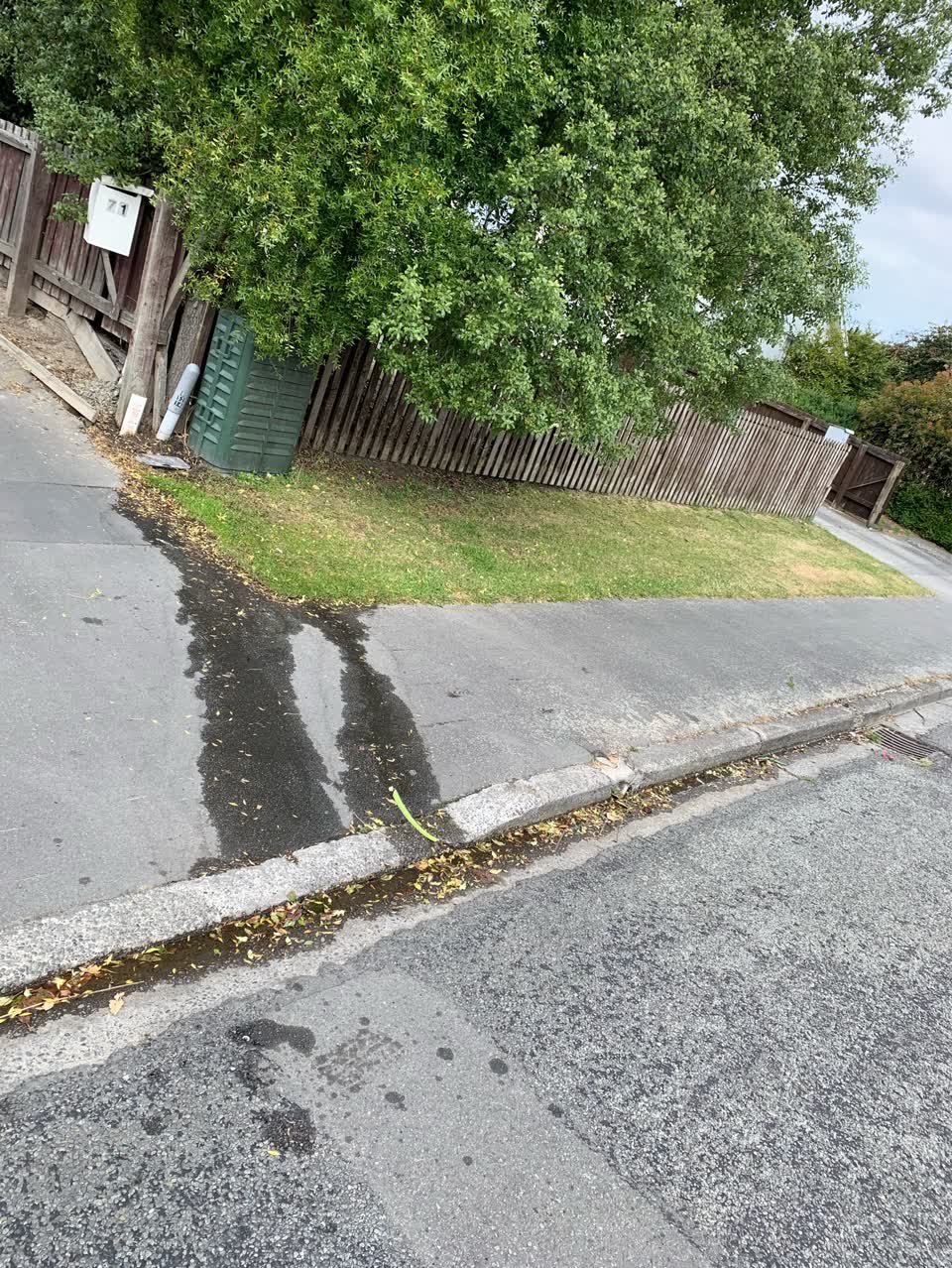 The photograph attached to this water supply report