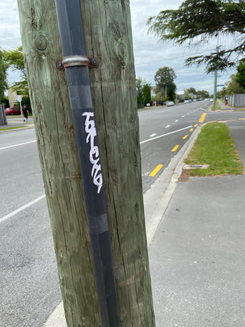 Graffiti, a report photo