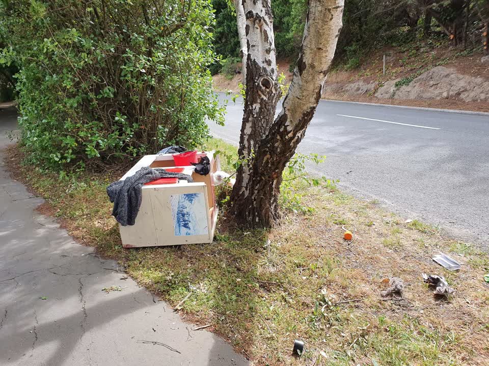 The photograph attached to this rubbish/recycling report