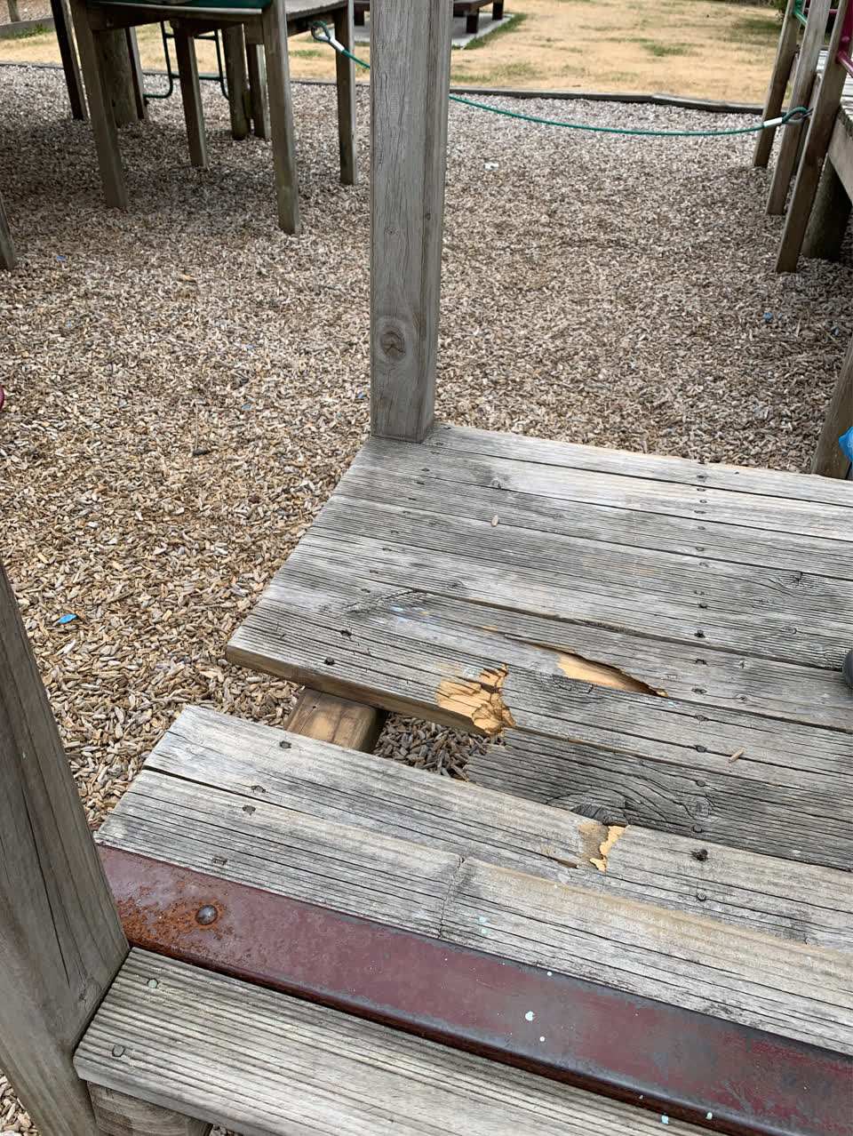 The photograph attached to this parks report