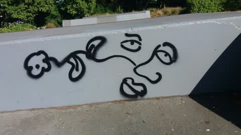 Graffiti, a report photo