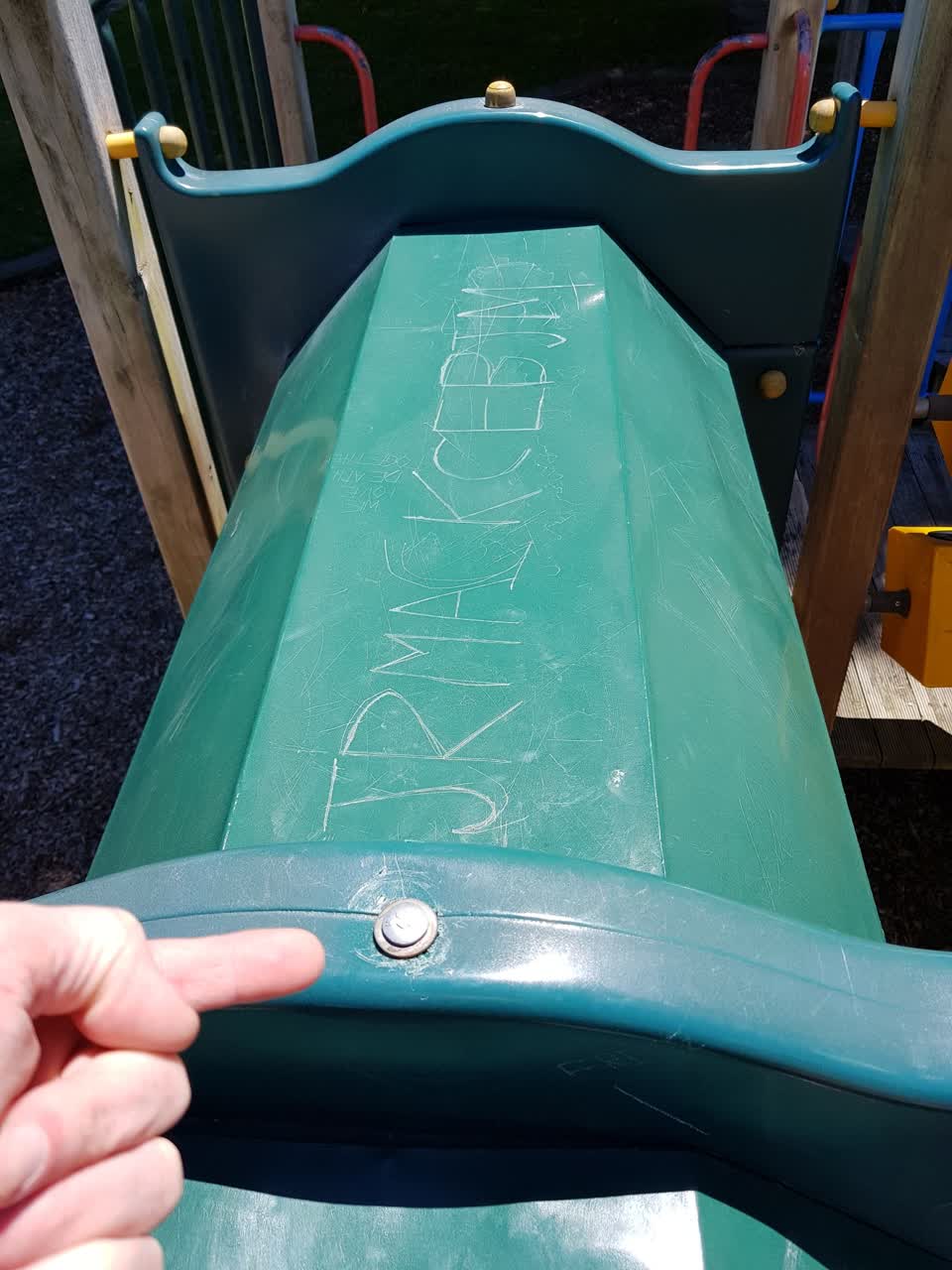 The photograph attached to this parks report