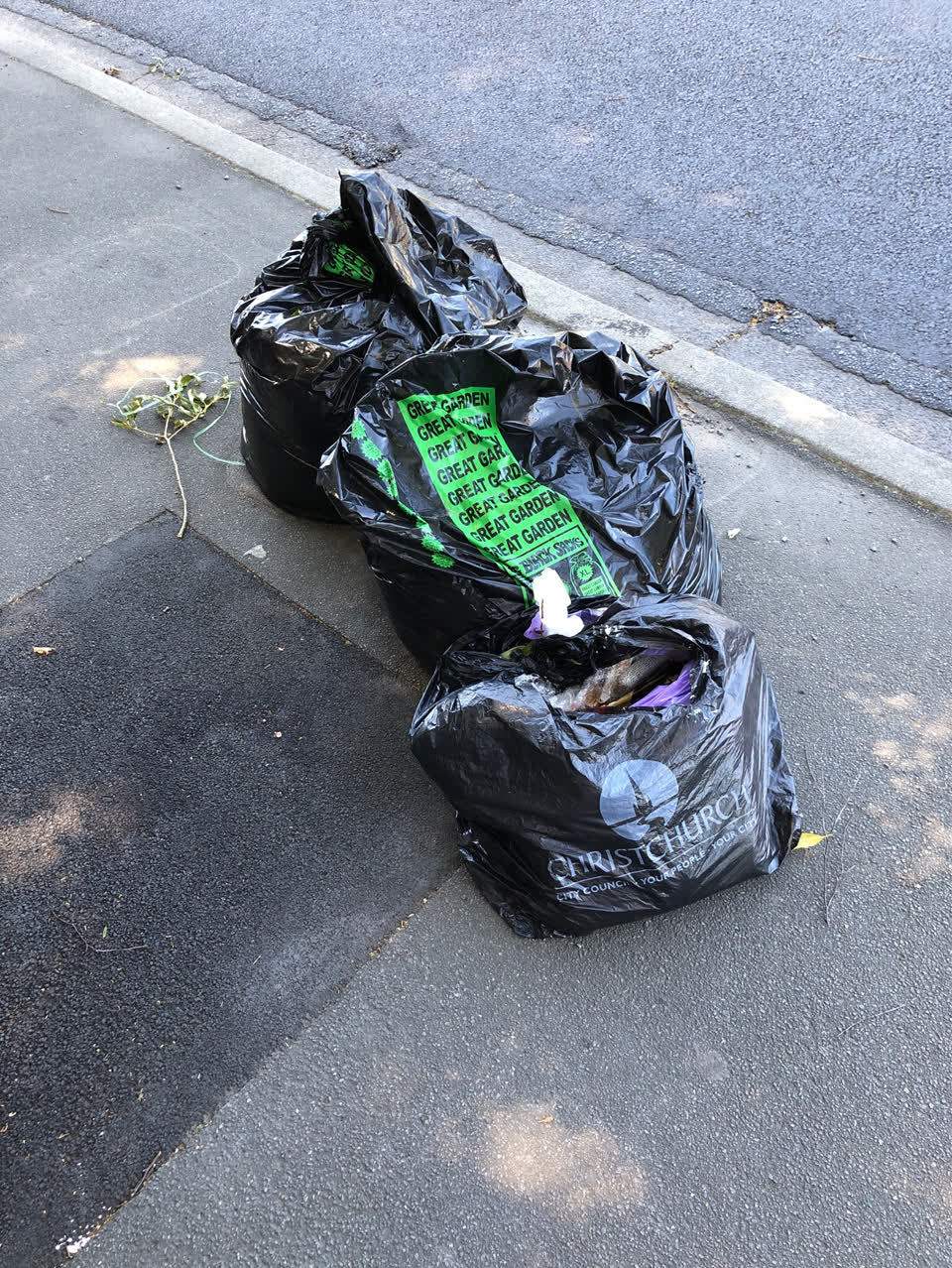 The photograph attached to this rubbish/recycling report