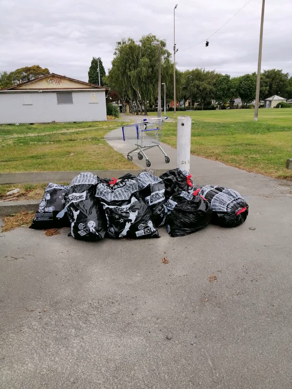 The photograph attached to this rubbish/recycling report