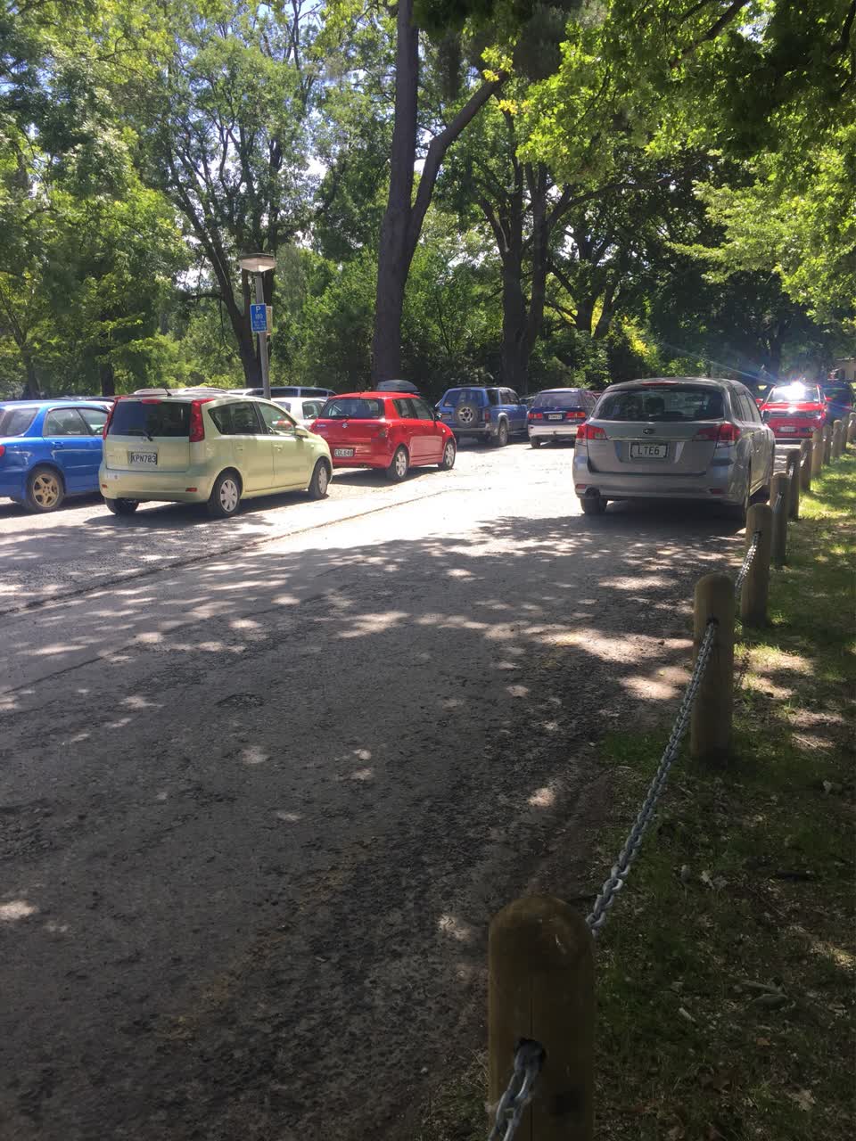 The photograph attached to this parks report