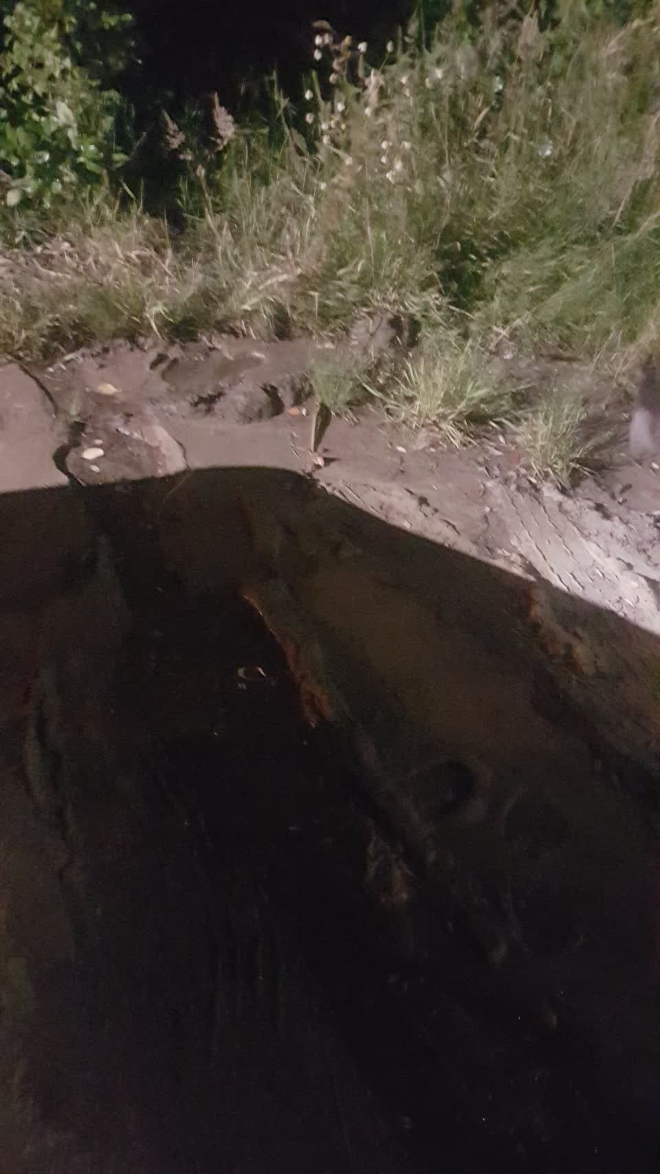 The photograph attached to this water supply report