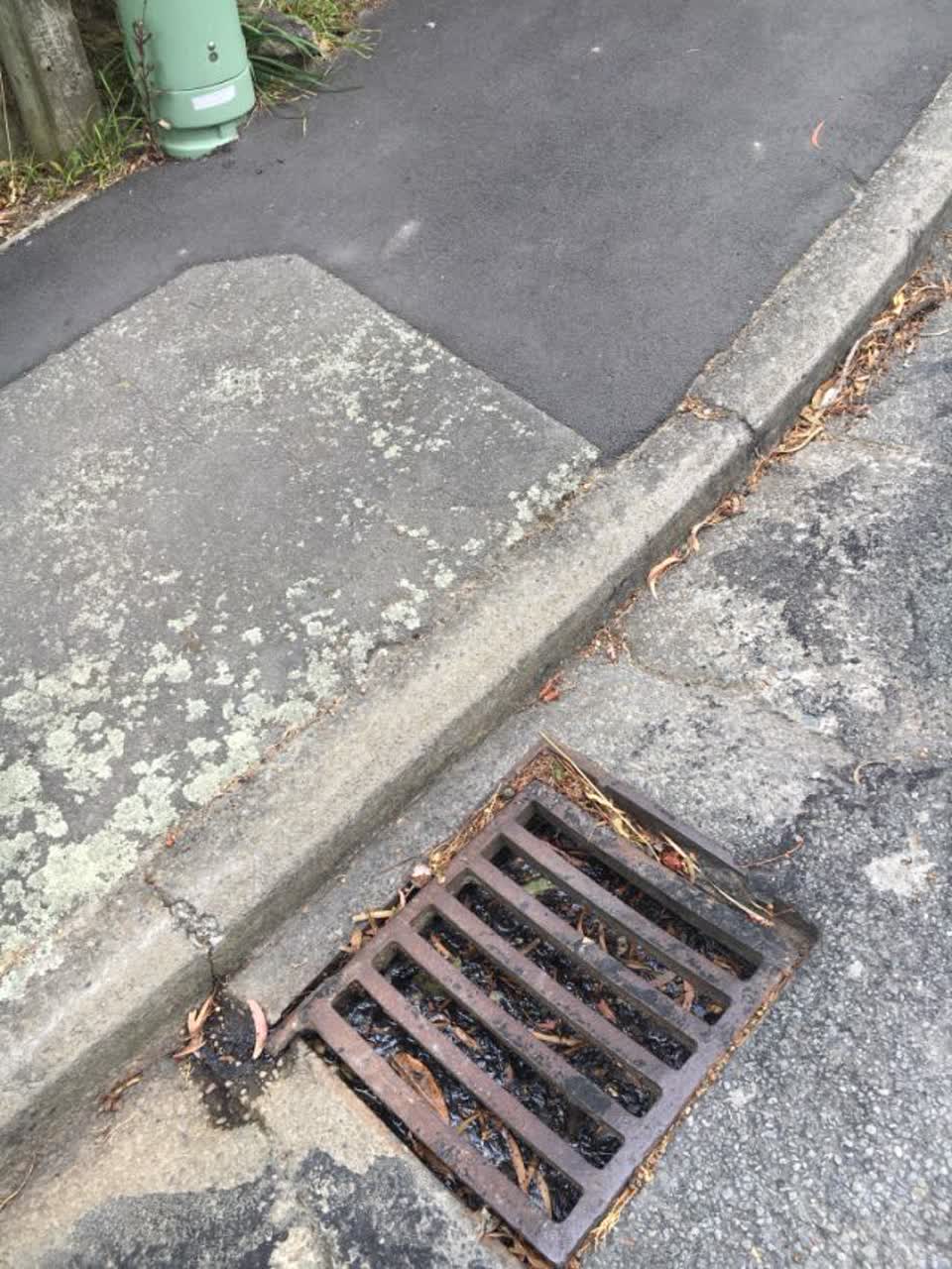 The photograph attached to this wastewater/stormwater report