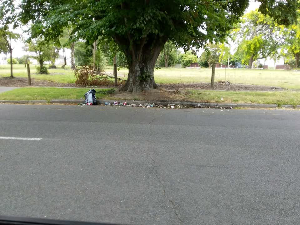 The photograph attached to this rubbish/recycling report