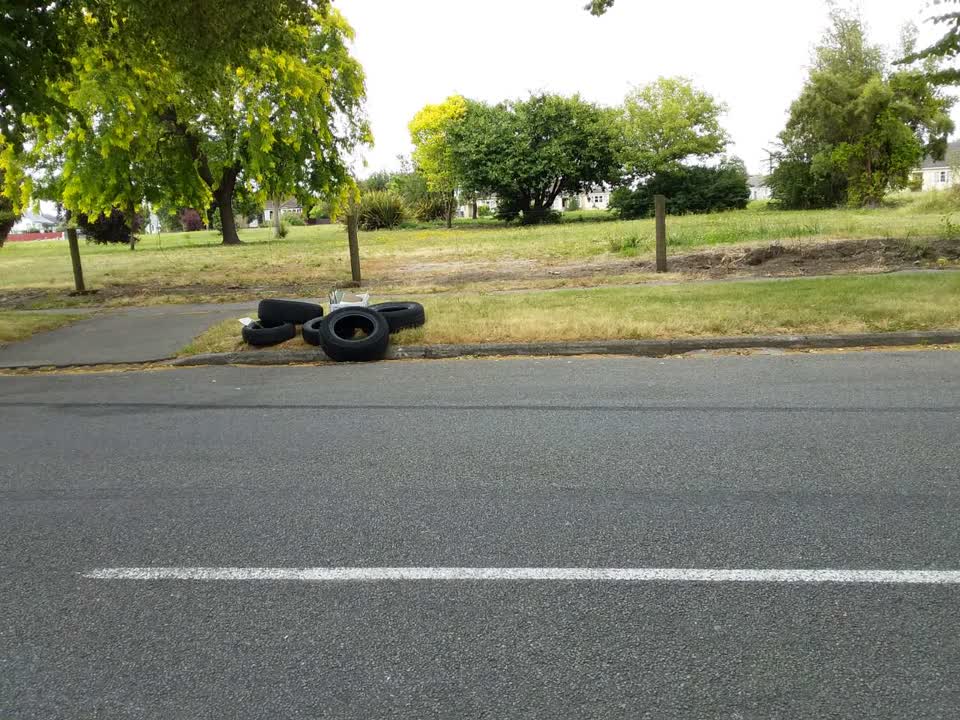 The photograph attached to this rubbish/recycling report