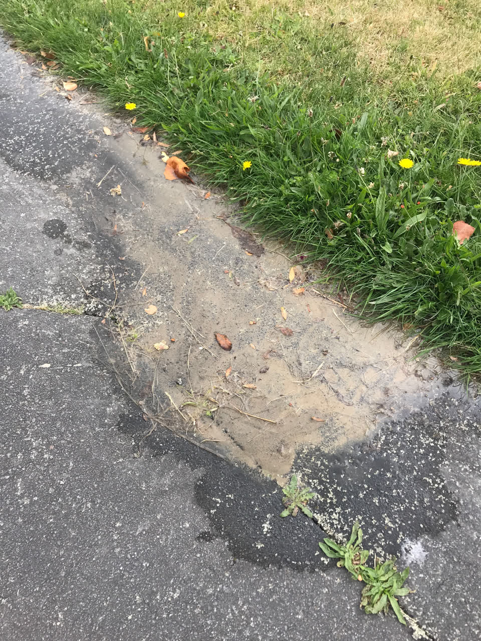 The photograph attached to this wastewater/stormwater report