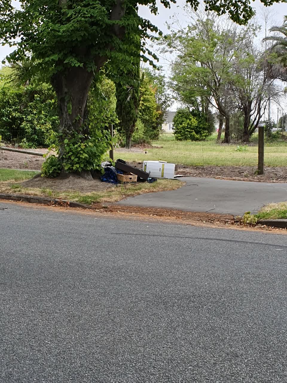 The photograph attached to this rubbish/recycling report