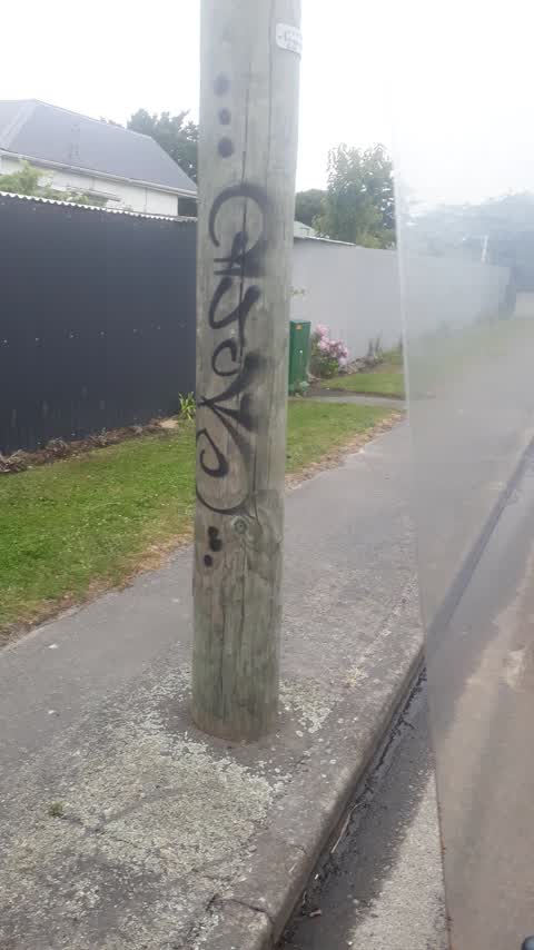 Graffiti, a report photo