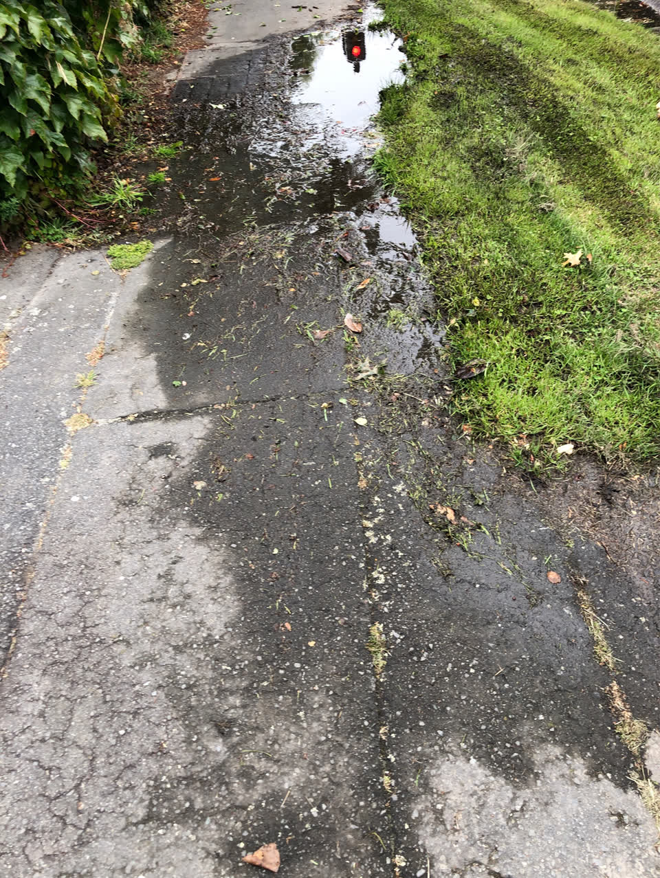 The photograph attached to this water supply report