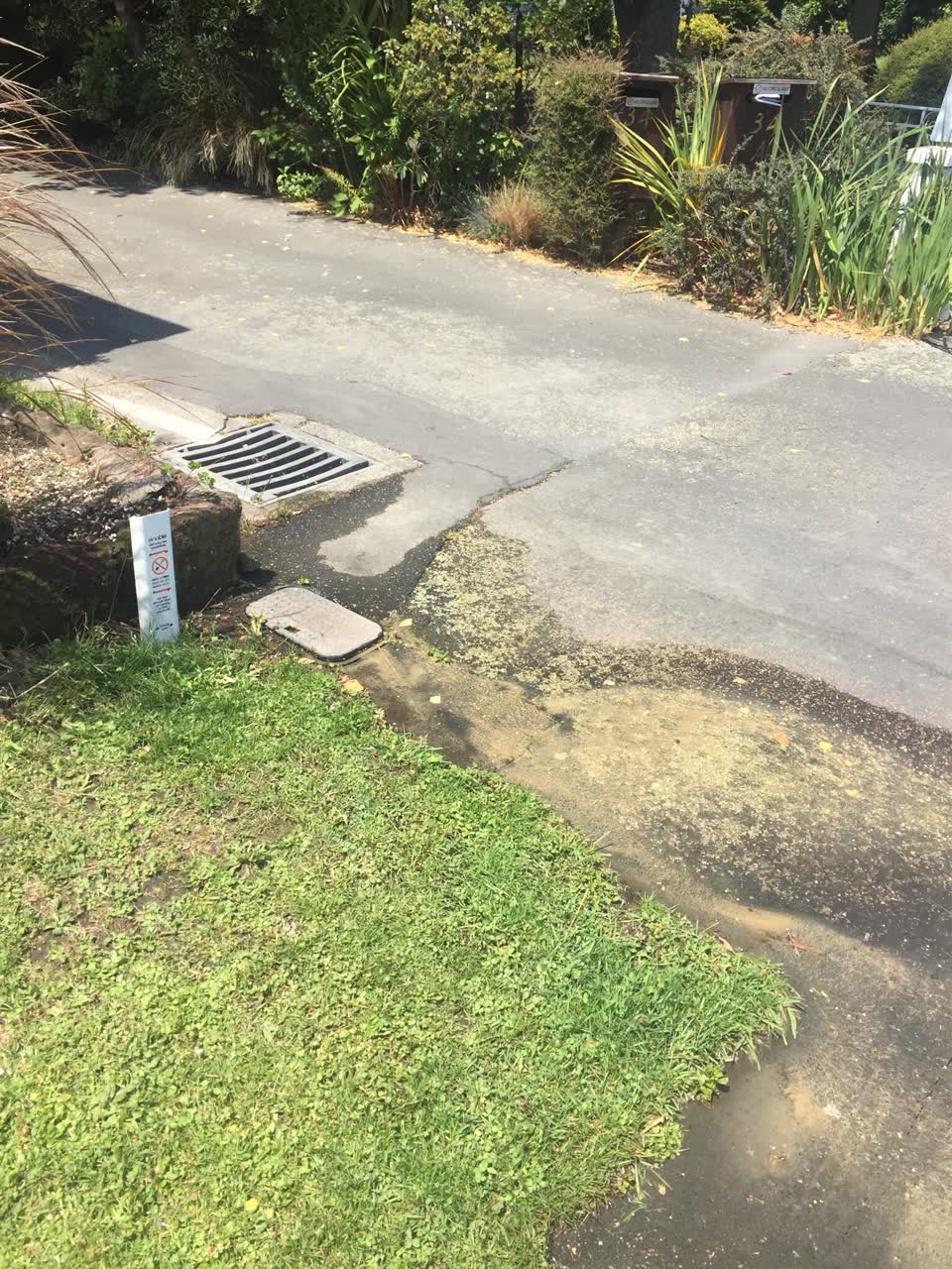The photograph attached to this water supply report