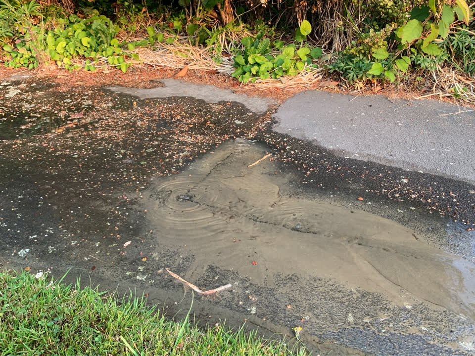 The photograph attached to this water supply report