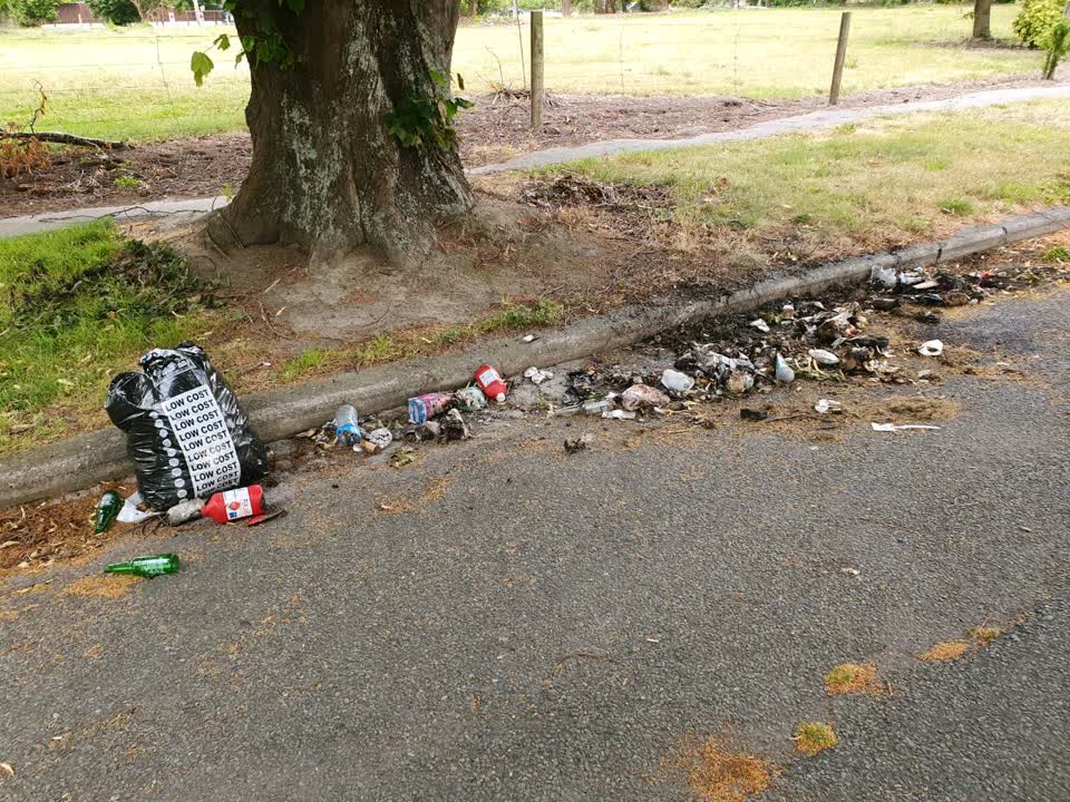 The photograph attached to this rubbish/recycling report