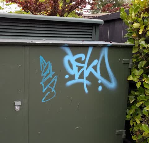 Graffiti, a report photo