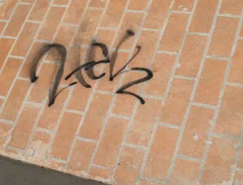Graffiti, a report photo