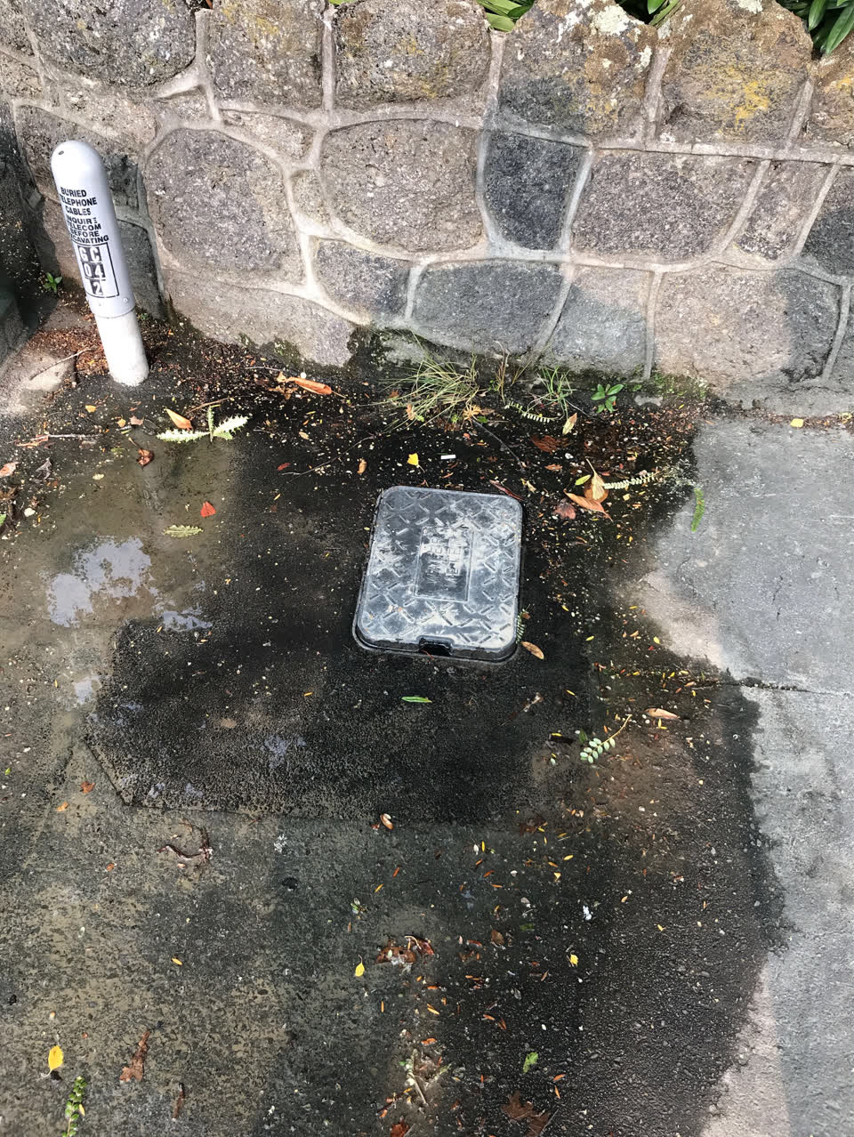 The photograph attached to this water supply report