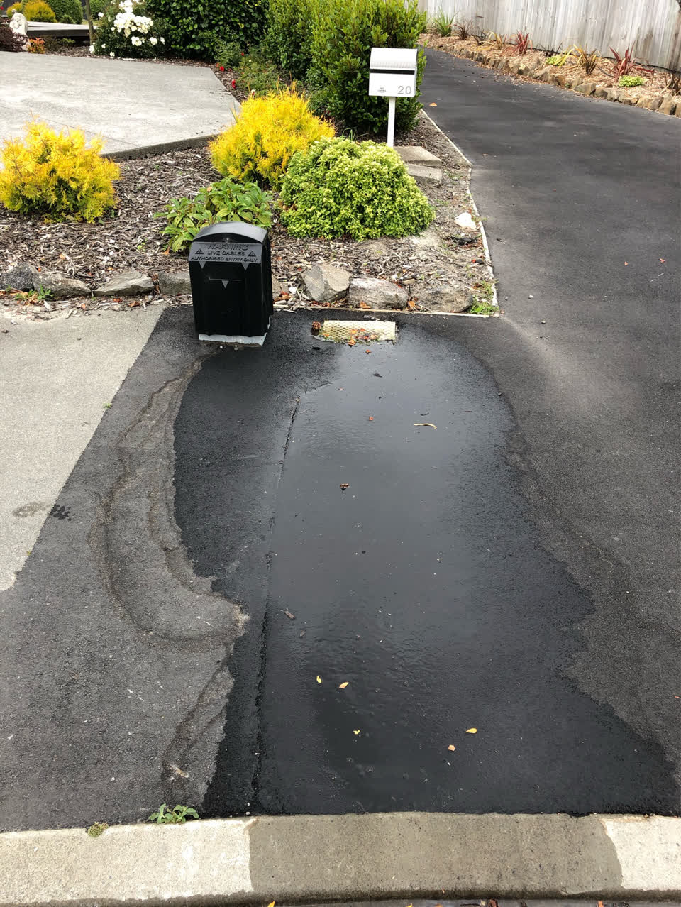 The photograph attached to this water supply report