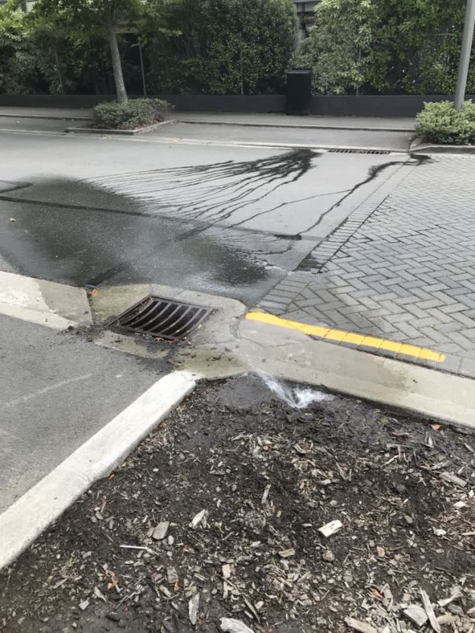 The photograph attached to this water supply report