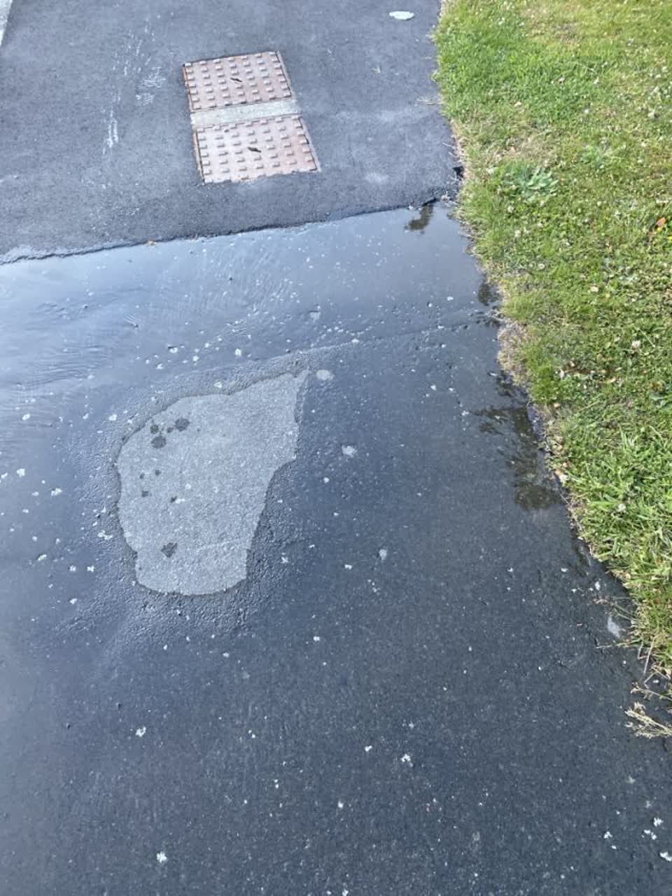 The photograph attached to this wastewater/stormwater report