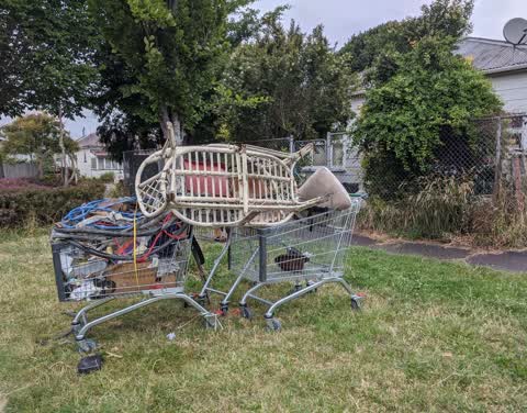 Rubbish/Recycling — a report photo