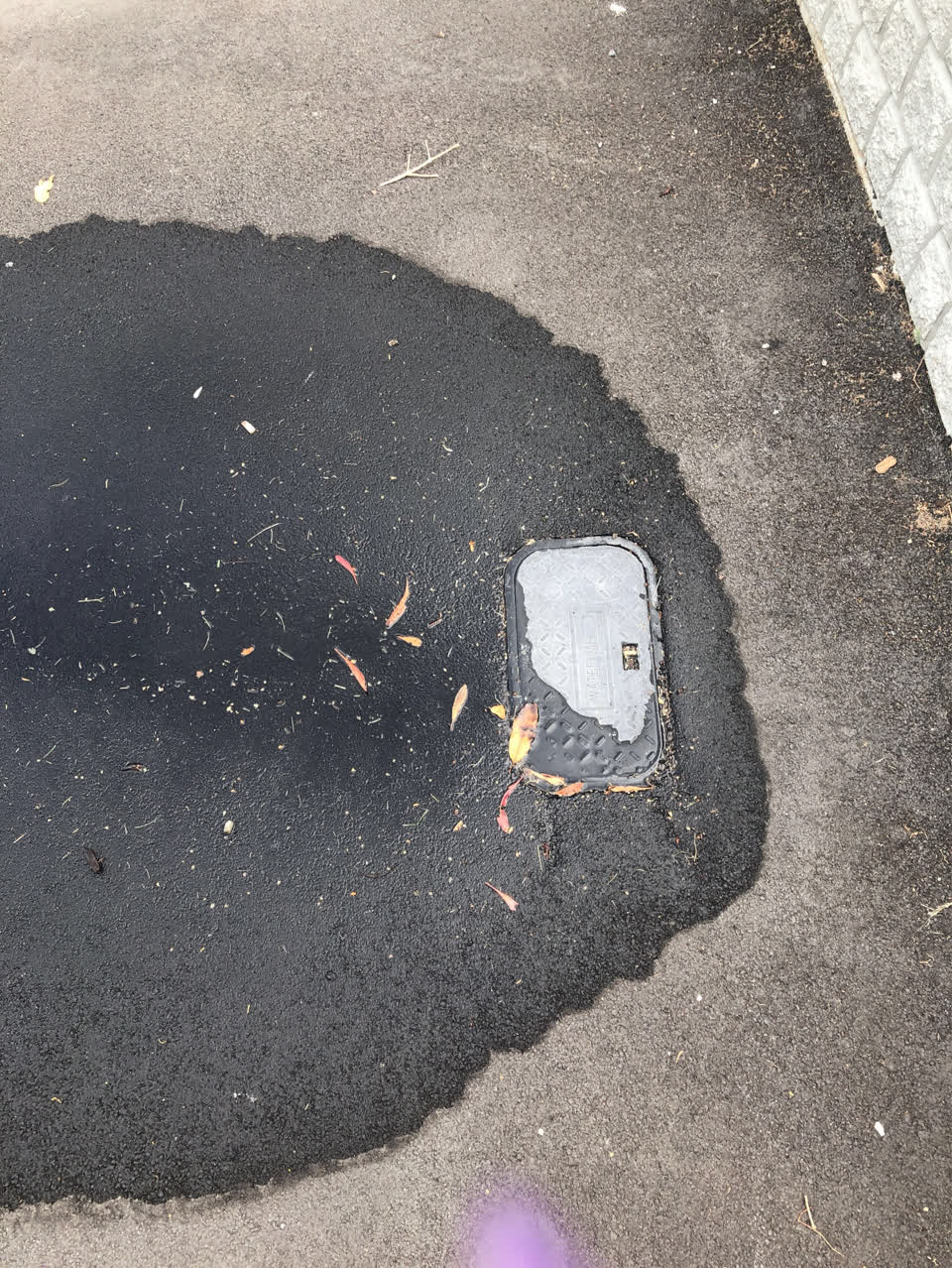 The photograph attached to this water supply report