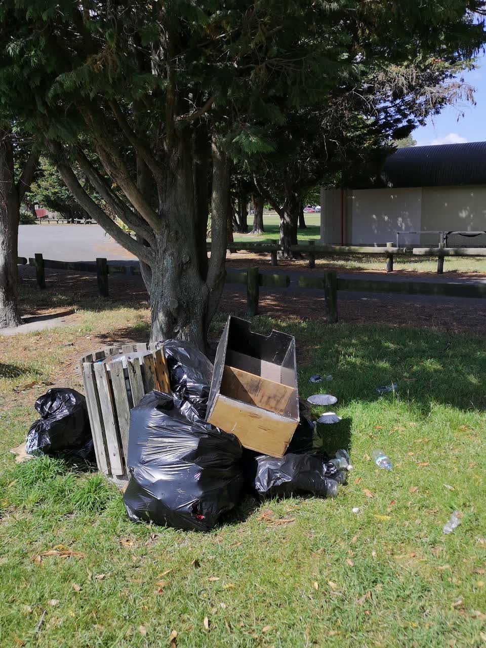 The photograph attached to this rubbish/recycling report