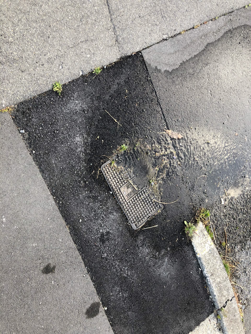 The photograph attached to this wastewater/stormwater report