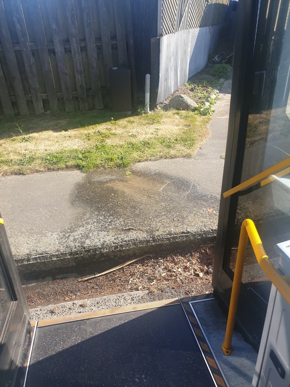 The photograph attached to this water supply report