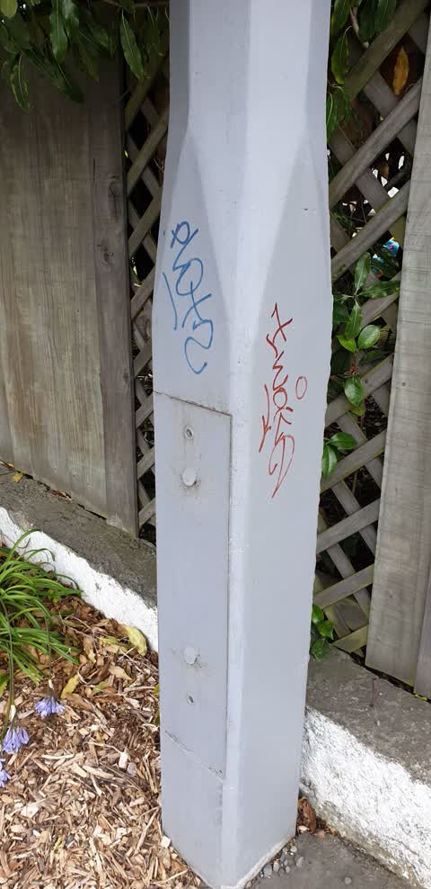 Graffiti, a report photo