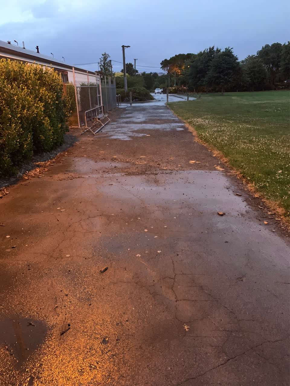 The photograph attached to this parks report