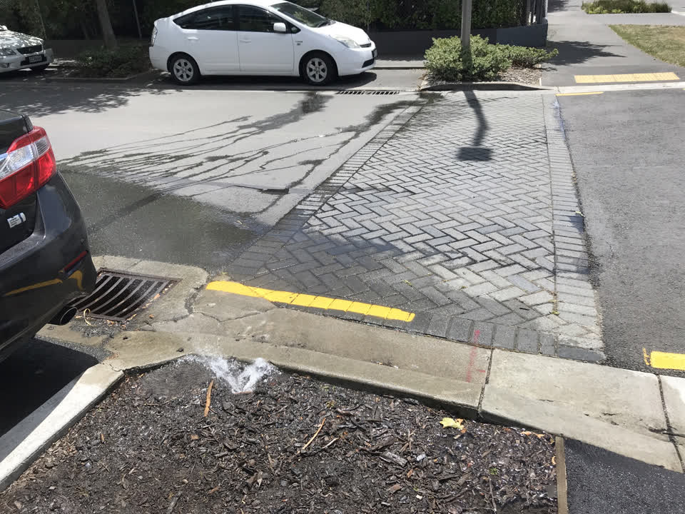 The photograph attached to this water supply report