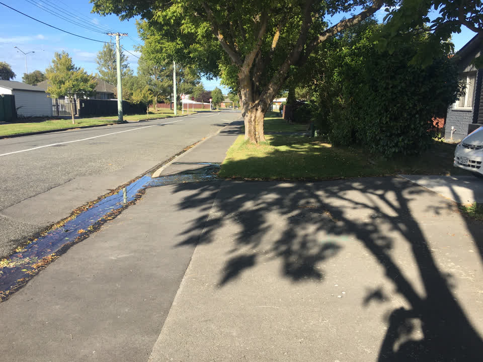 The photograph attached to this water supply report