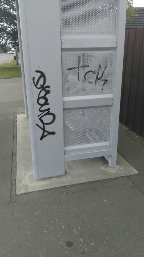 Graffiti, a report photo