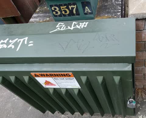 Graffiti, a report photo