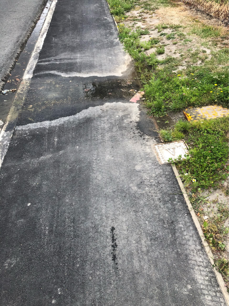 The photograph attached to this water supply report