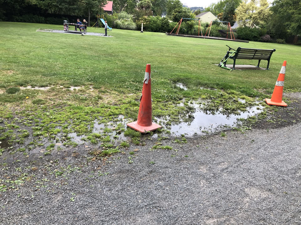 The photograph attached to this parks report
