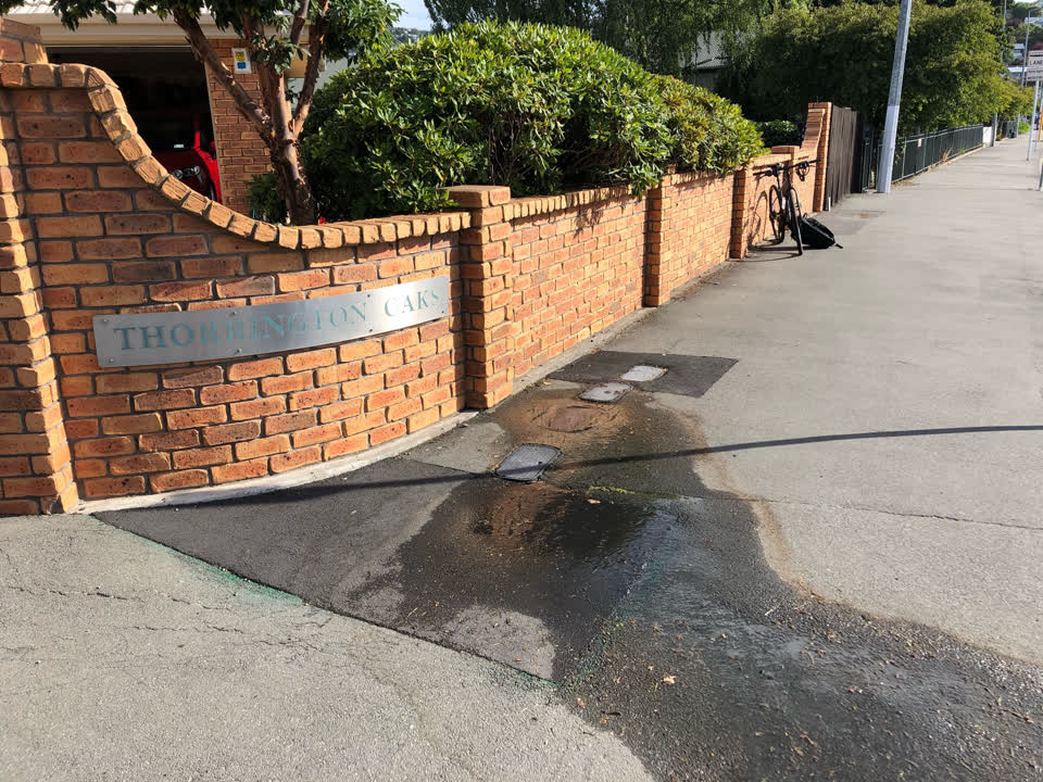 The photograph attached to this water supply report