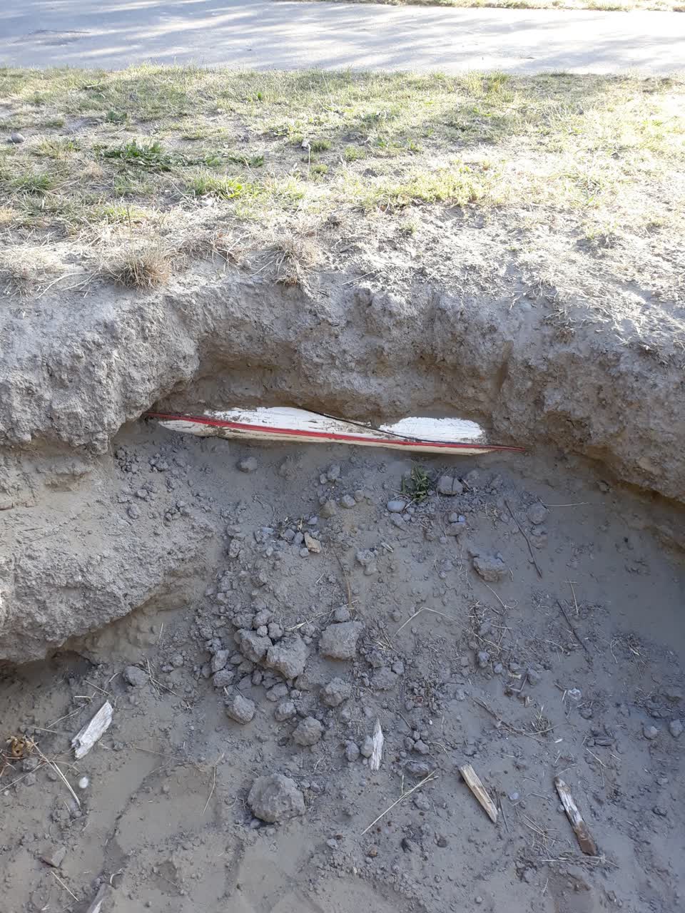 The photograph attached to this wastewater/stormwater report