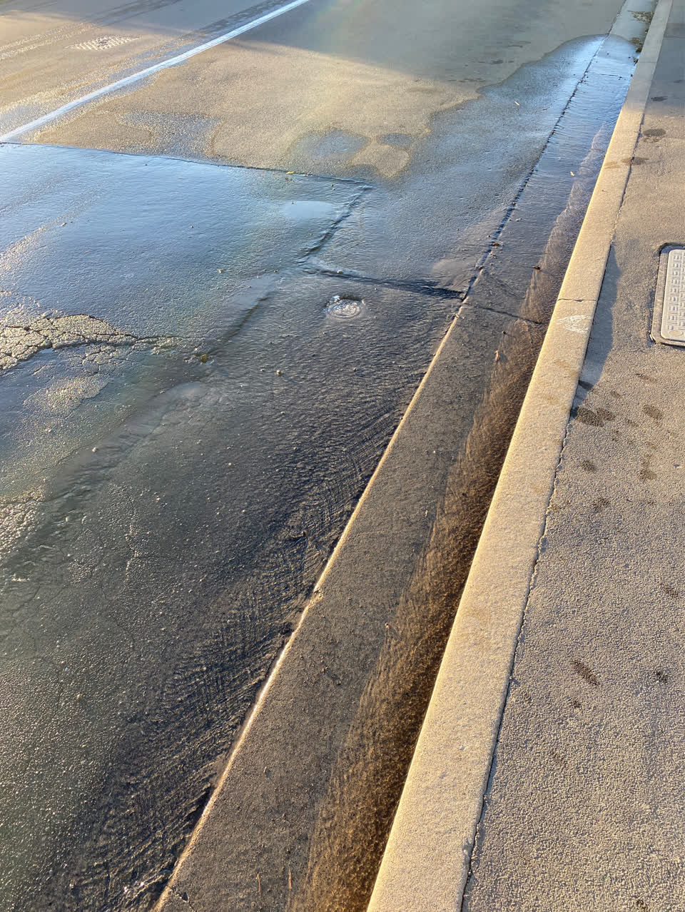 The photograph attached to this water supply report